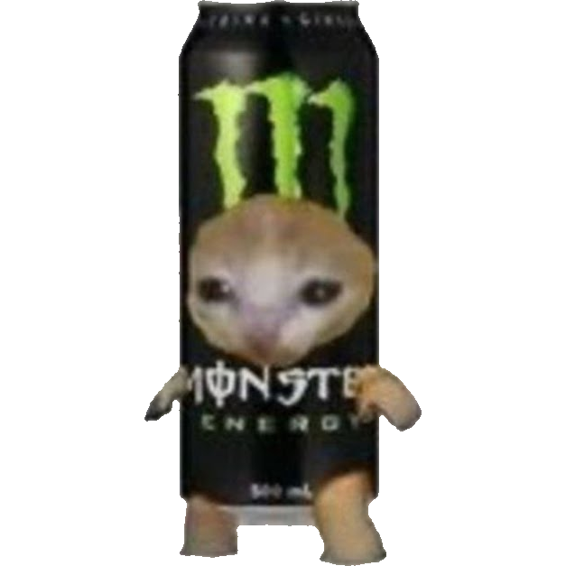 monster energy cat go spinnnnnn